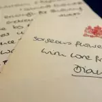 Ein handgeschriebener Brief von Lady Di aus dem Jahr 1981