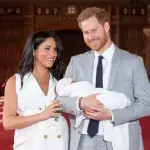 Herzog und Herzogin von Sussex mit Baby Archie