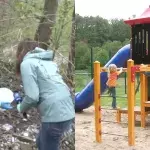 Direkt neben dem Kinder-Spielplatz: Papa macht grausamen Fund!