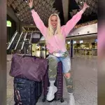 Cora Schumacher: Letztes Happy Meal vor dem Abflug Richtung Dschungel