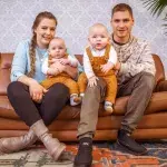 Sarafina und ihre kleine Familie
