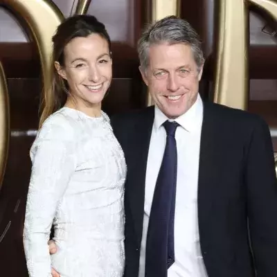 "Wonka"-Weltpremiere in London: So sieht man Hugh Grant und seine Anna nur selten