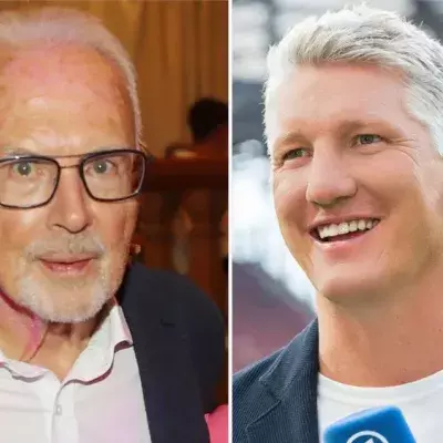 Bastian Schweinsteiger gratuliert Franz Beckenbauer zum Geburtstag