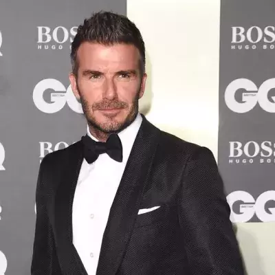 David Beckham überrascht Marc Anthony auf dem Walk of Fame