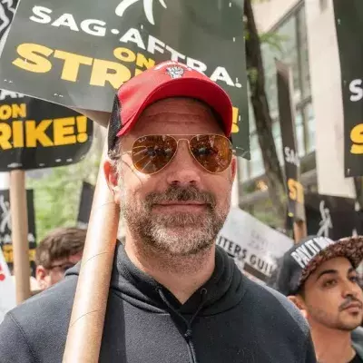 Schauspielerstreik: Jason Sudeikis und Susan Sarandon demonstrieren
