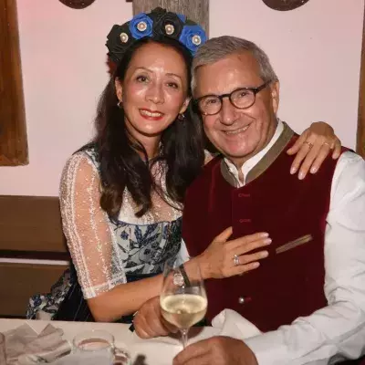 Jan Hofer an der Seite seiner Ehefrau Phong Lan Truong