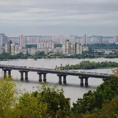Kiew - Haptstadt der Ukraine - wo aktuell ein schlimmer Krieg herrscht