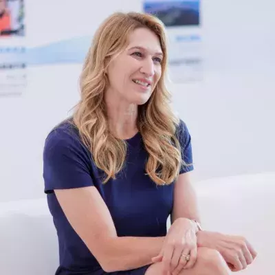 Steffi Graf kann endlich wieder lachen