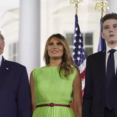 Donald, Melania und Barron Trump