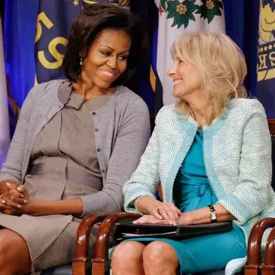 First Ladies unter sich: Michelle Obama und Jill Biden