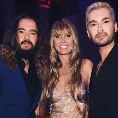 Heidi Klum mit den Kaulitz-Zwillingen 
