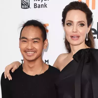 Maddox und Angelina Jolie