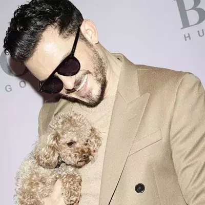 Orlando Bloom mit Pudel Mighty