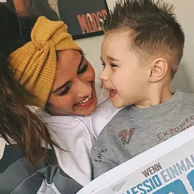 Sarah Lombardi mit Sohn