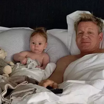 Zu Kind Nummer fünf ist Gordon Ramsay ganz der liebevolle Papa.