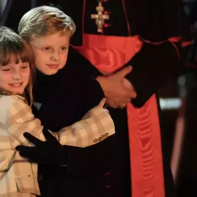 Gabriella und Jacques von Monaco: Rührende Szene bei Traditionsevent