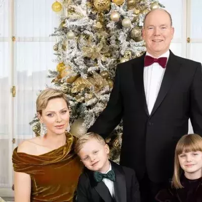 Albert II. und Charlène: Glamouröse Weihnachtskarte aus Monaco