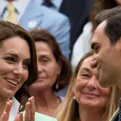 An der Seite von Prinzessin Kate: Roger Federer zurück in Wimbledon