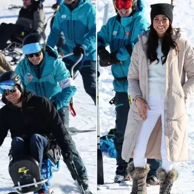 Harry und Meghan in Kanada: Die ersten Bilder von der Skipiste