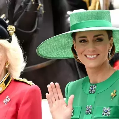 "Trooping the Colour": Prinzessin Kate bezaubert in grünem Outfit