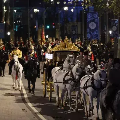 Mitten in der Nacht: Militär probt in London für die Krönung