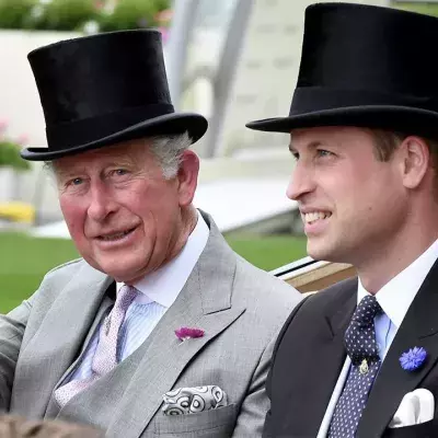 Prinz Charles und sein Sohn Prinz William