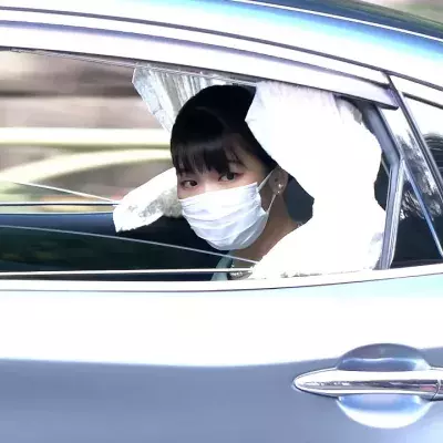 Prinzessin Mako auf dem Weg zu ihrer Hochzeit