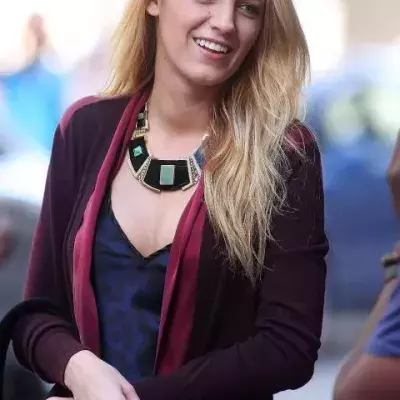 Blake Lively alias Serena Van der Woodsen in Gossip Girl @Gettyimages