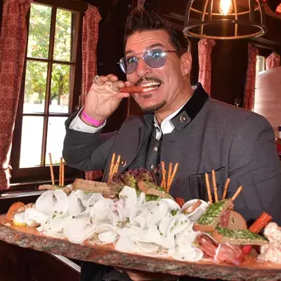 Chris Töpperwien bei einem Charity Lunch