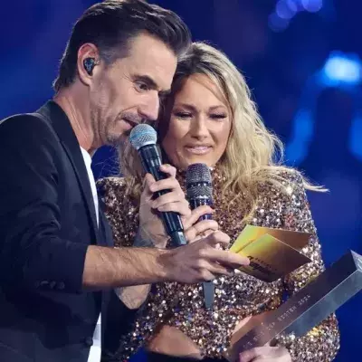 Herzlicher Moment zwischen Florian Silbereisen und Helene Fischer