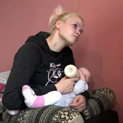 "Hartz und herzlich"-Cindy mit ihrem Baby