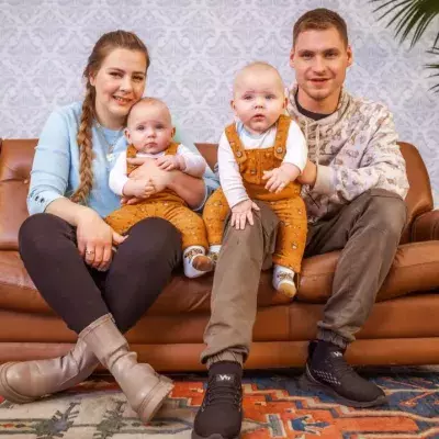Sarafina und ihre kleine Familie