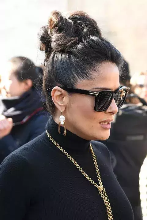Selma Hayek zeigt sich ganz natürlich