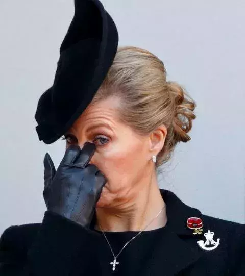 So auch Sophie von Wessex, die Ehefrau von Prinz Edward.