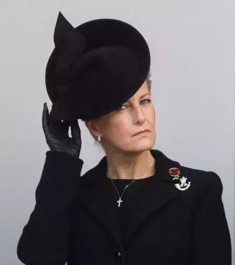 Sophie von Wessex nimmt auf dem benachbarten Balkon an der Zeremonie teil